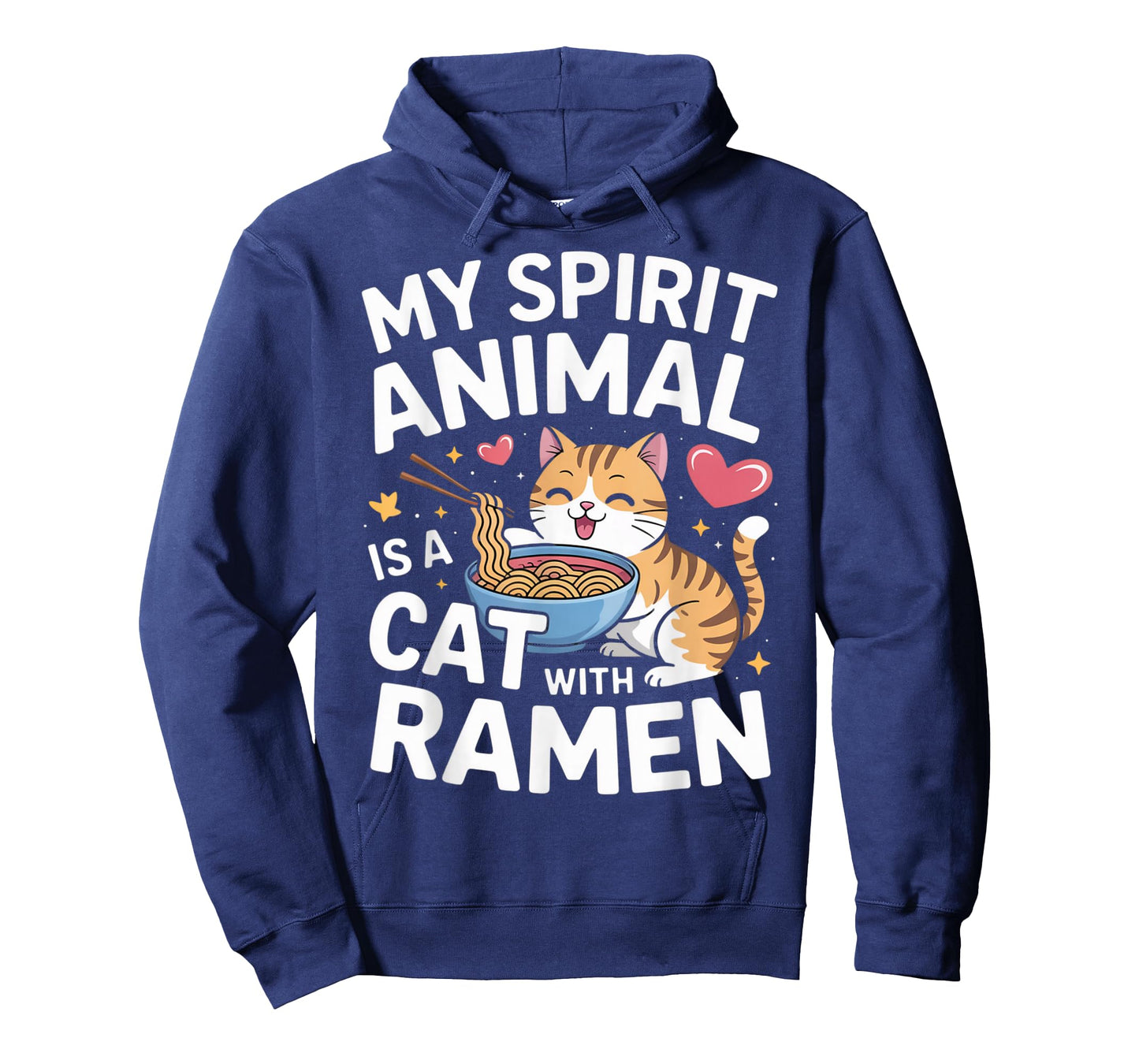 My Spirit Animal is A Cat with Ramen Kawaii Noodles T-Shirt