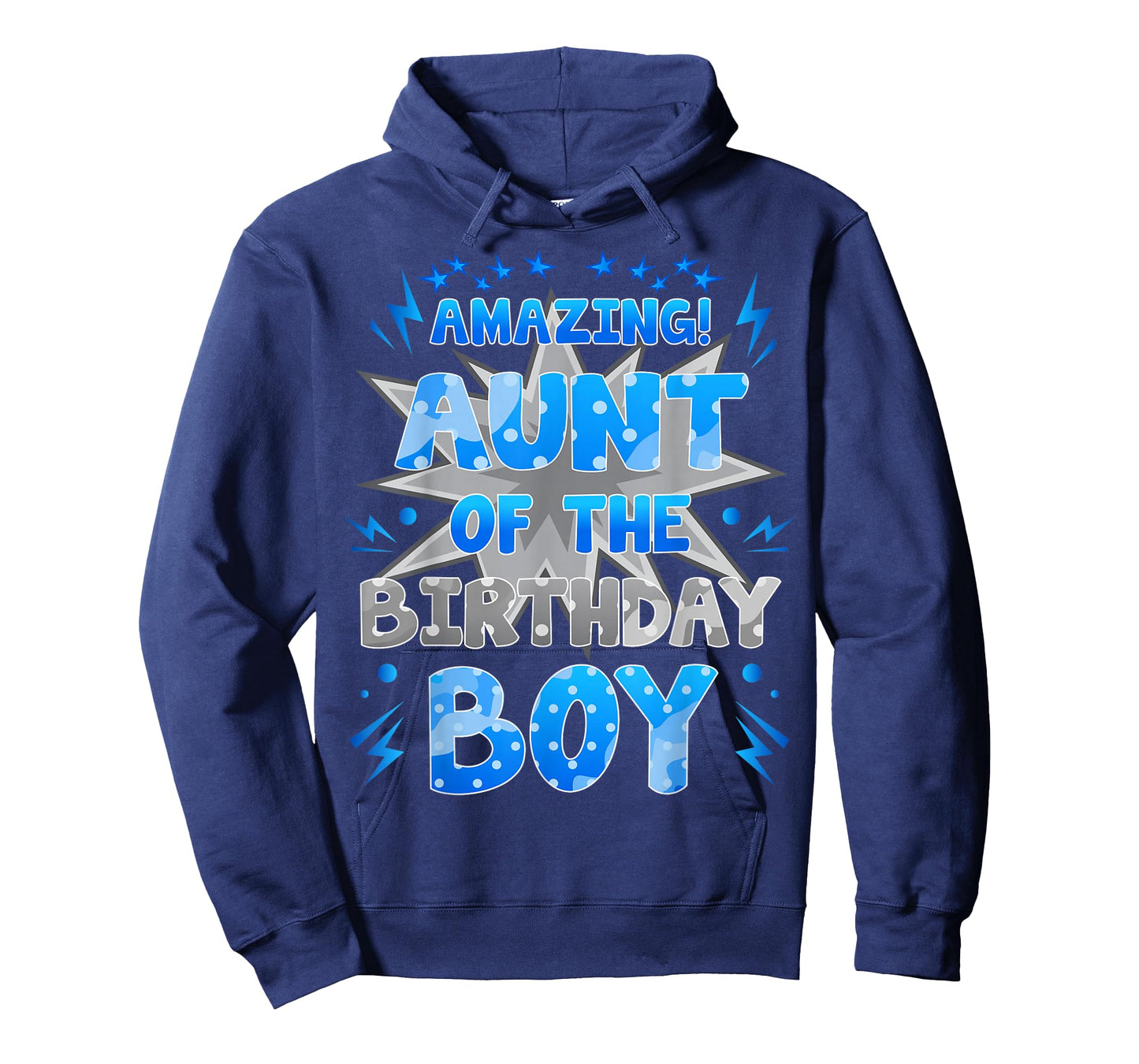 Amazing Aunt of The Birthday Boy Party Family Love T-Shirt