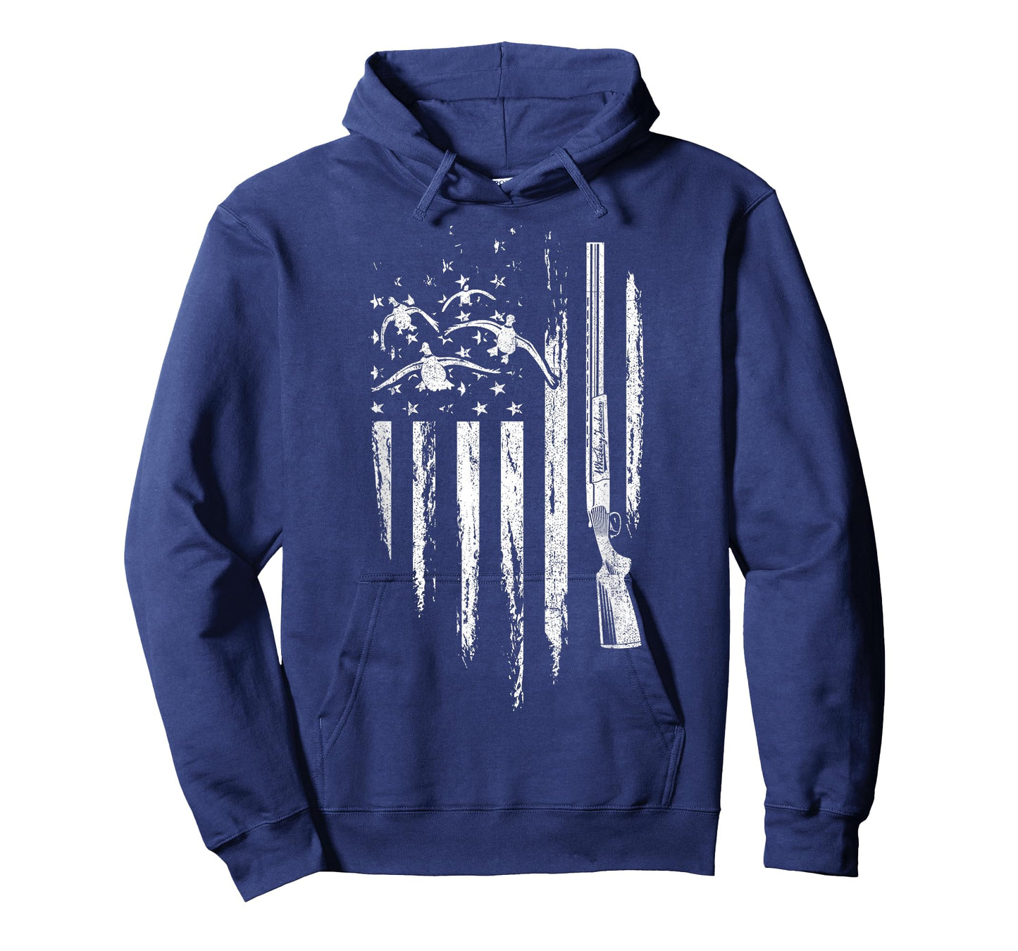 Duck Hunting American Flag Waterfowl Goose Gift For Hunter T-Shirt