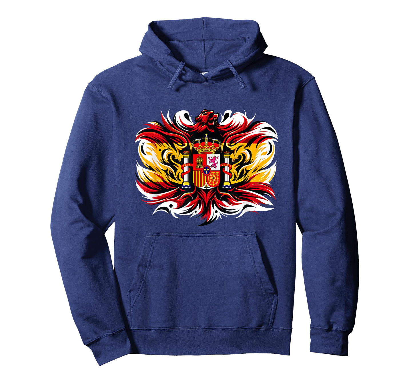 Spanish Banner Fan Spain Flag Retro Art Eagle T-Shirt