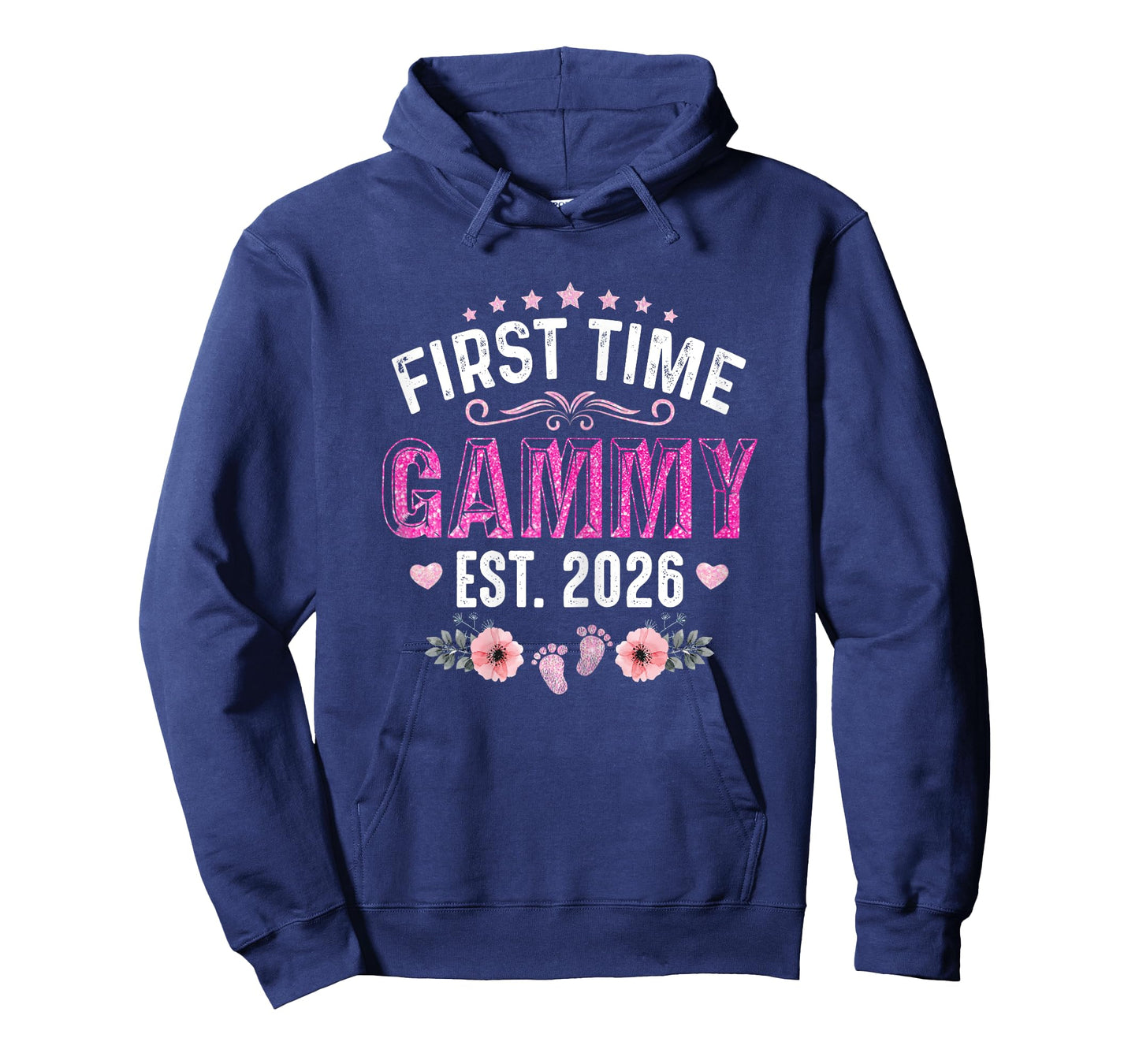 First Time Gammy Est. 2026 Funny Floral Mother's Day T-Shirt
