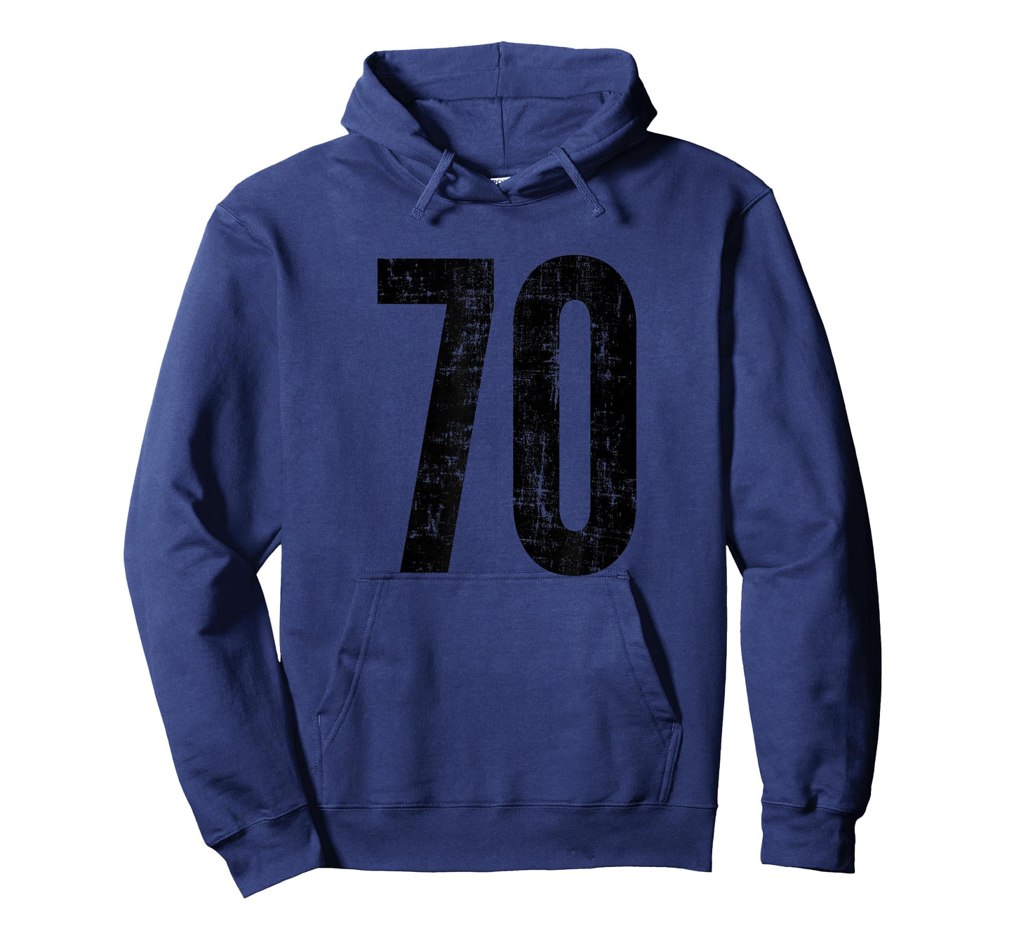 Number 70 Distressed Vintage Sport Team Practice Training T-Shirt