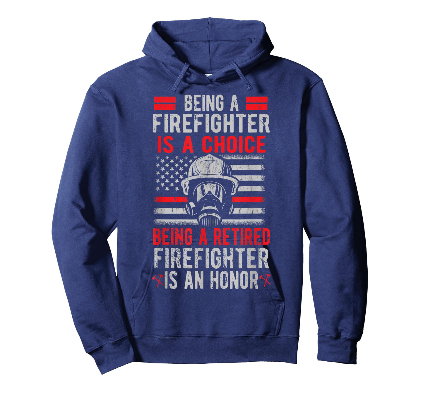 Being A Retired Firefighter Is An Honor US Flag T-Shirt