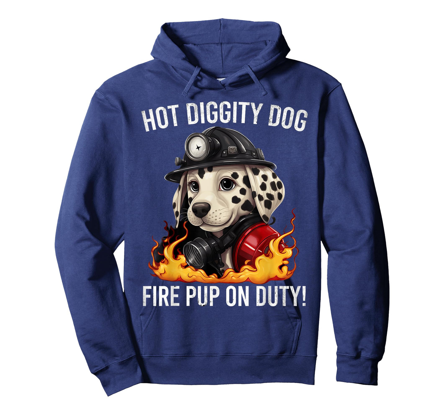 Fire Pup Day - Hot Diggity Dog – Fire Pup on Duty! T-Shirt