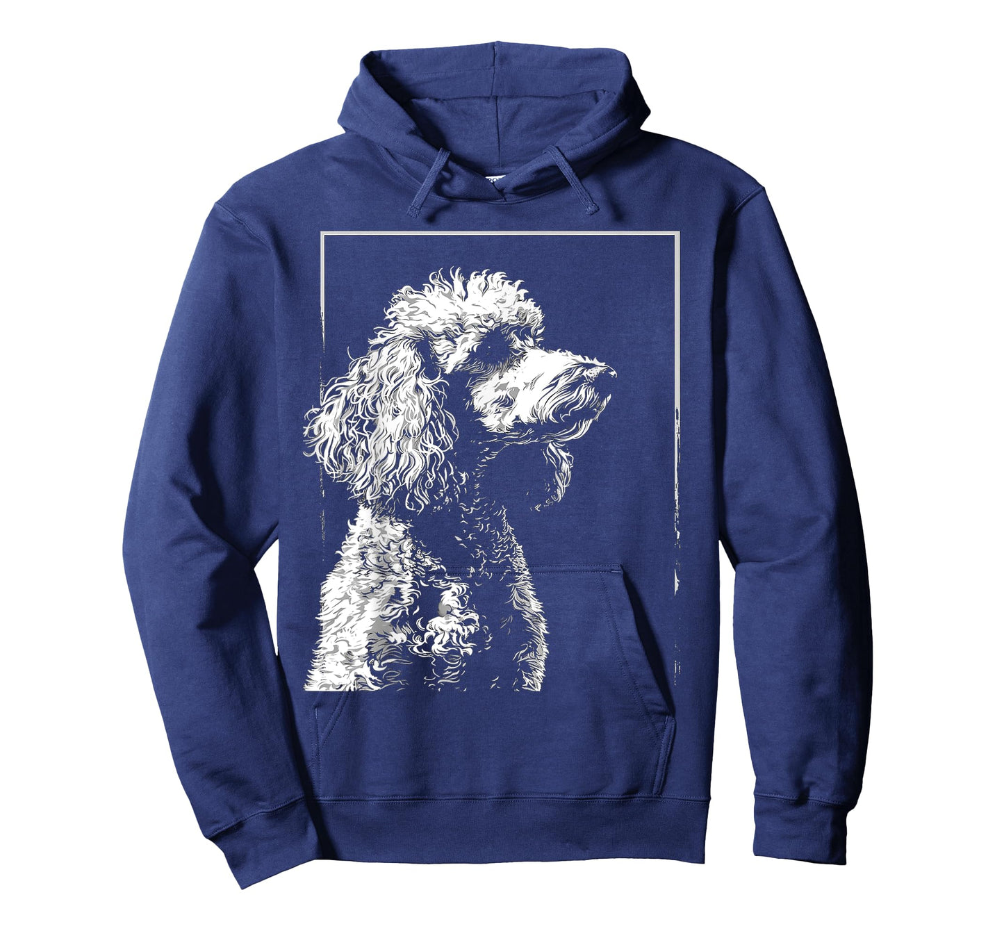 Poodle Motif Pet Art Dog Poodle T-Shirt for Men Women Kids