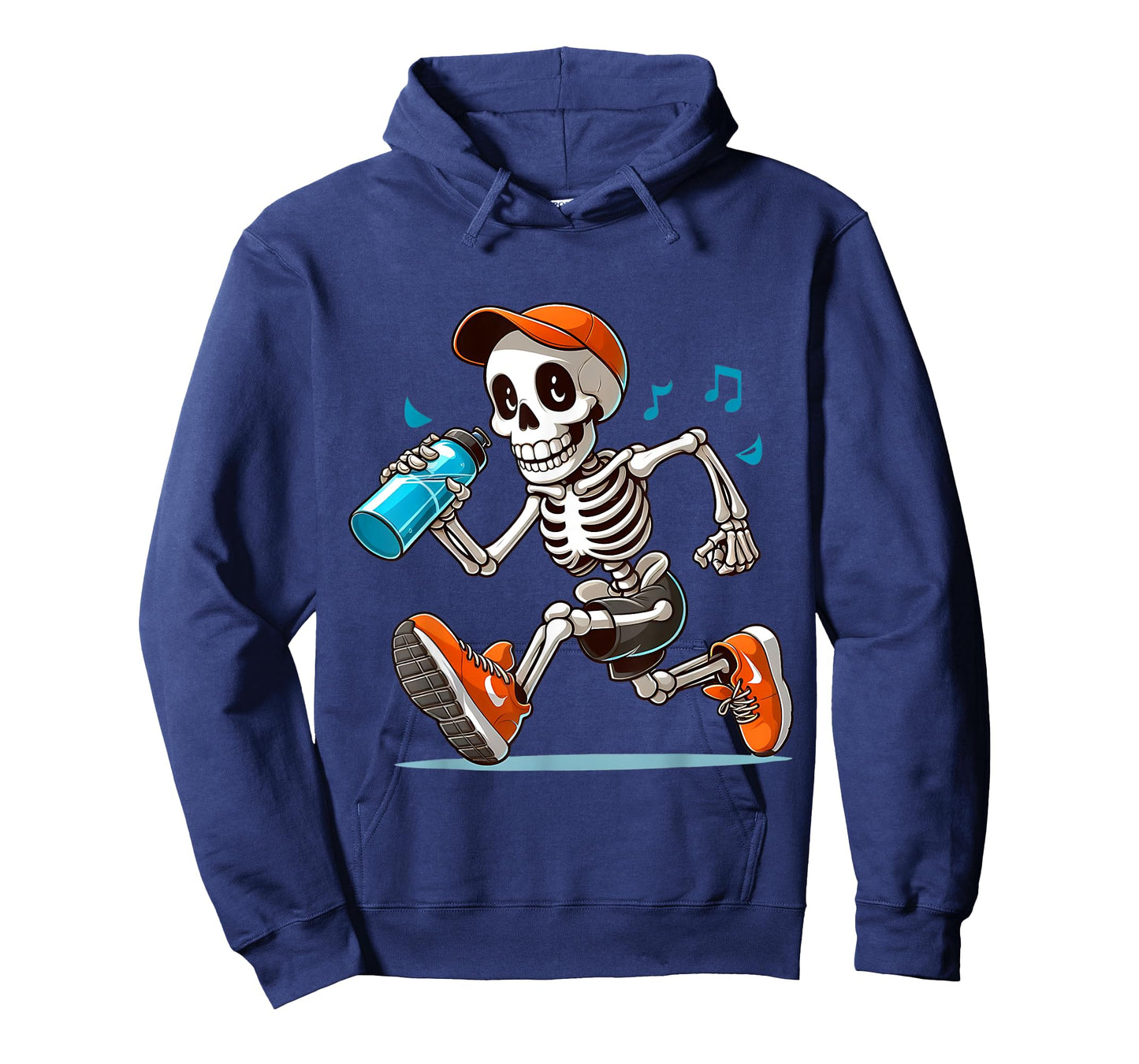 Running Skeleton Halloween Costume Spooky Runners Lover T-Shirt