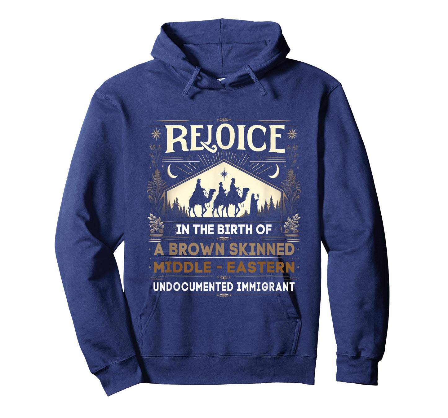 Rejoice In The Birth Of Brown Skinned Middle Eastern Christ T-Shirt