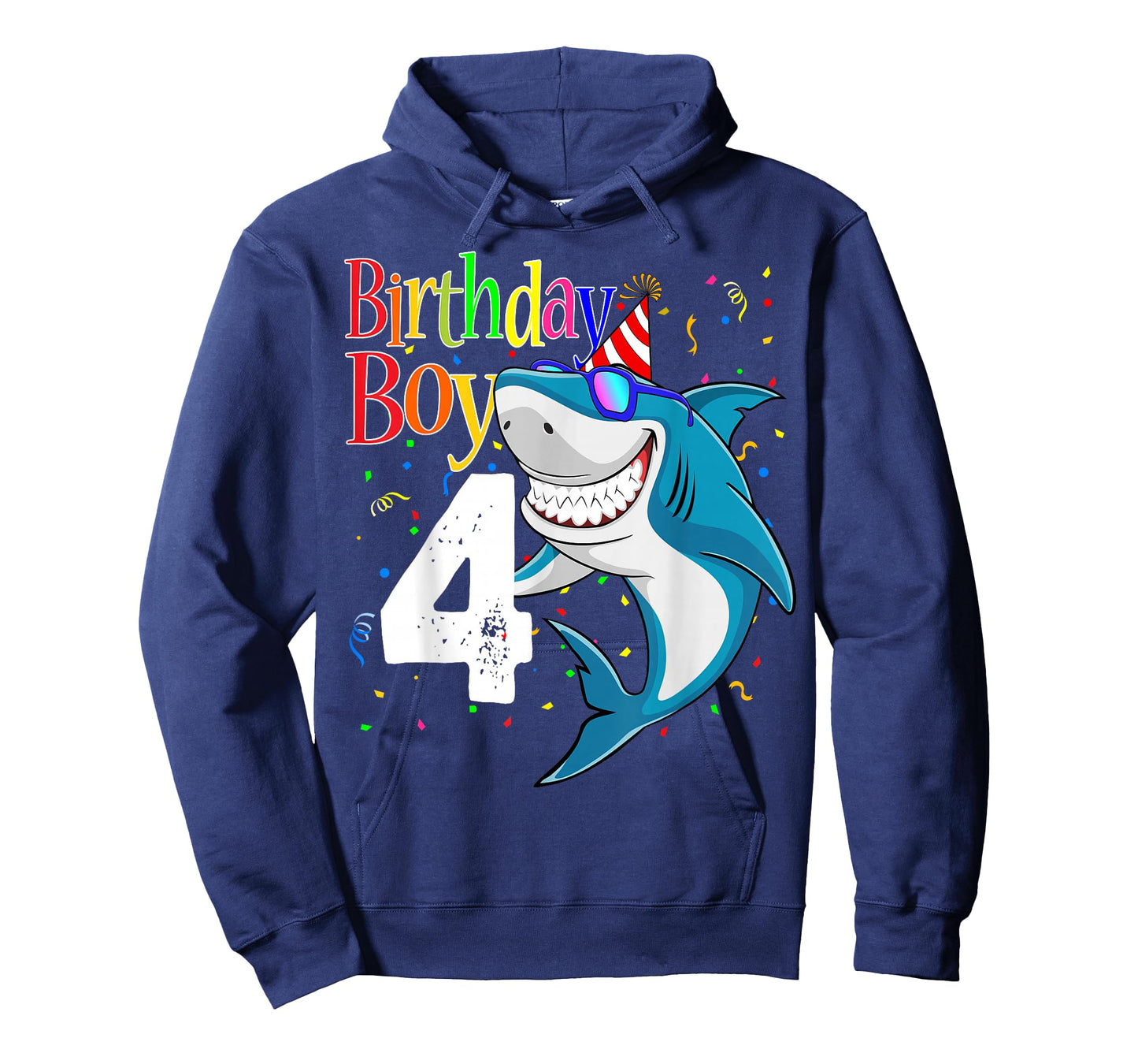 Kids 4th Birthday Boy Shark Shirts 4 Jaw-Some Four Tees Boys T-Shirt