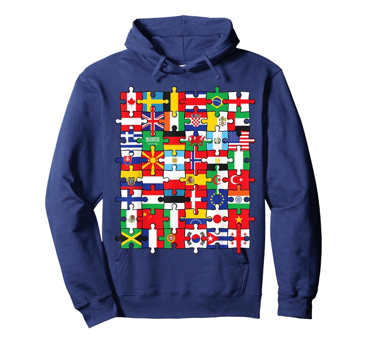 Flags of Countries of the World international flag puzzle T-Shirt