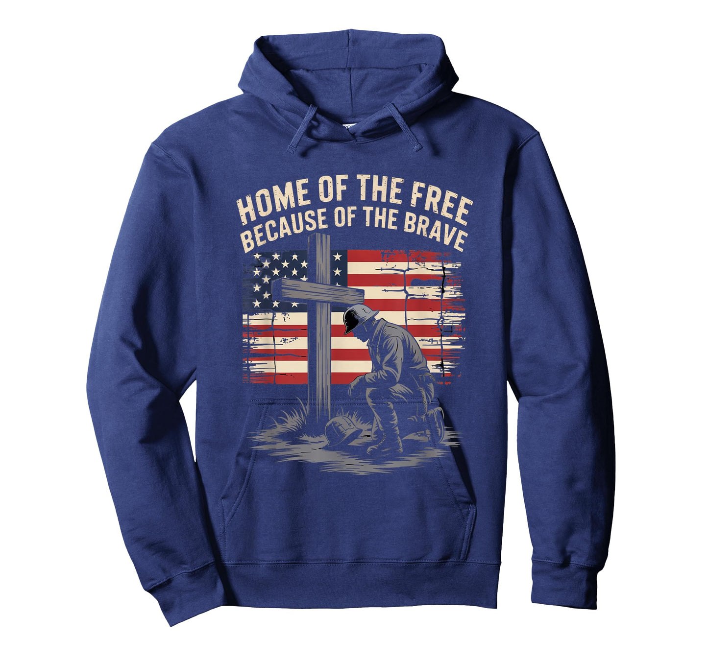 Memorial Day USA Flag Home of the Free Because of The Brave T-Shirt