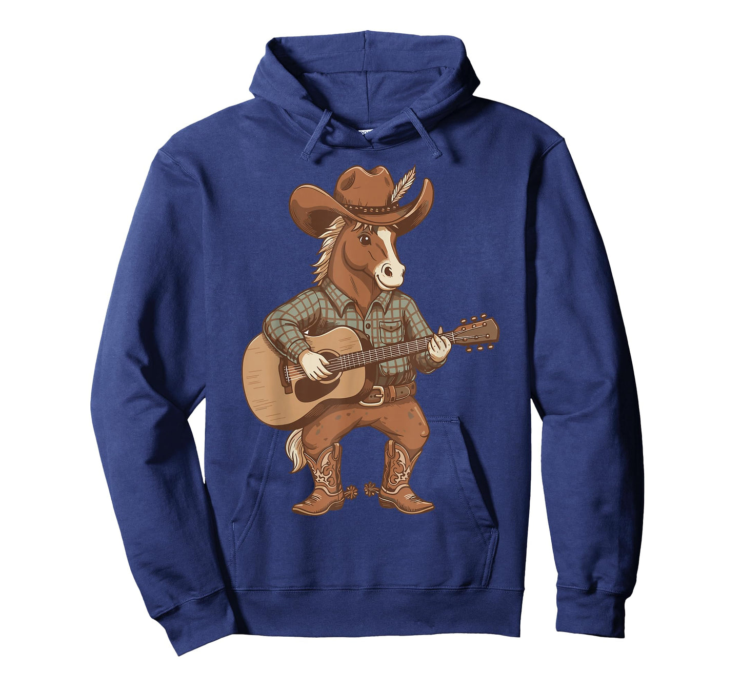 Boys Cowboy Horse Shirt Cowgirl Guitar Country Music Lover T-Shirt