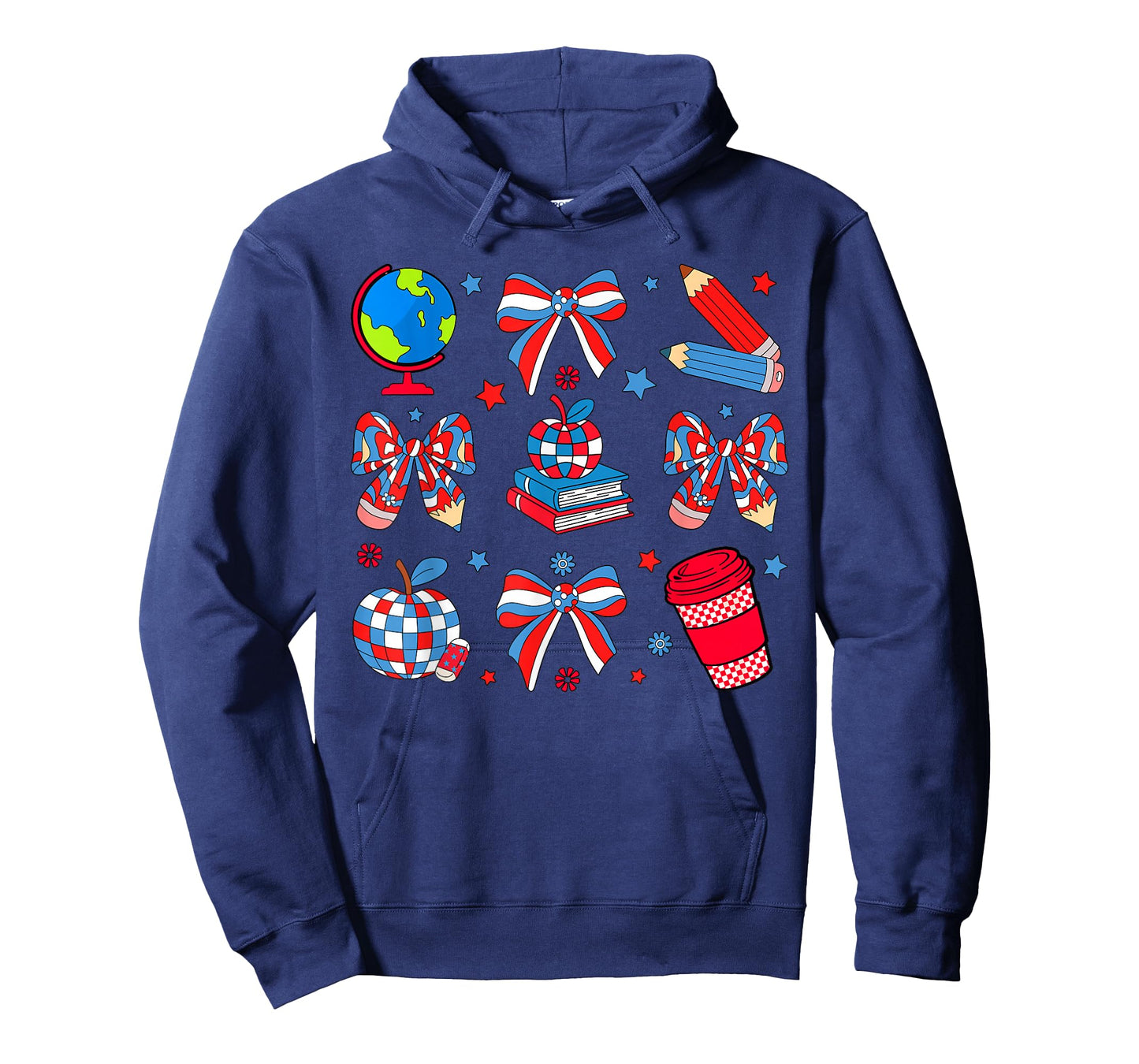 Patriotic Teacher 4th of July Teacher Coquette USA American T-Shirt