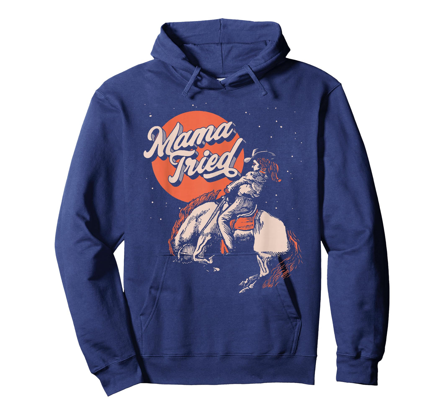 Mama Tried Vintage Rodeo Cowgirl Western Country Music Retro T-Shirt