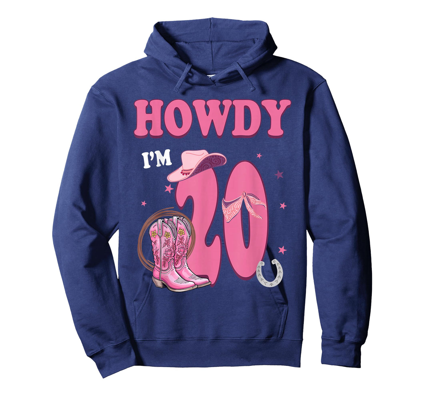 Howdy I'm 20 Year Old Birthday 20th Country Cowgirl T-Shirt