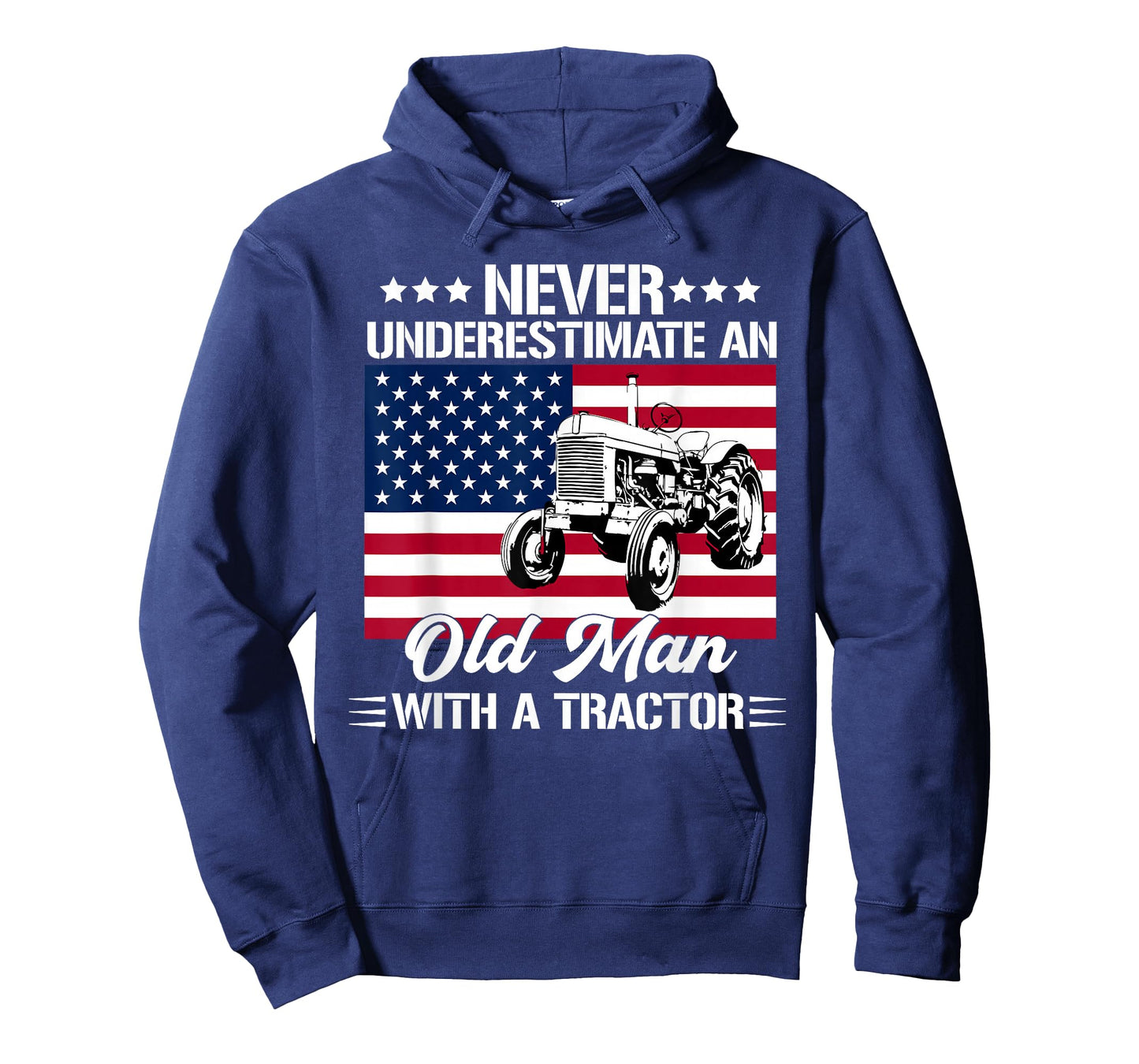 never underestimate an old man with a tractor Farmer T-Shirt