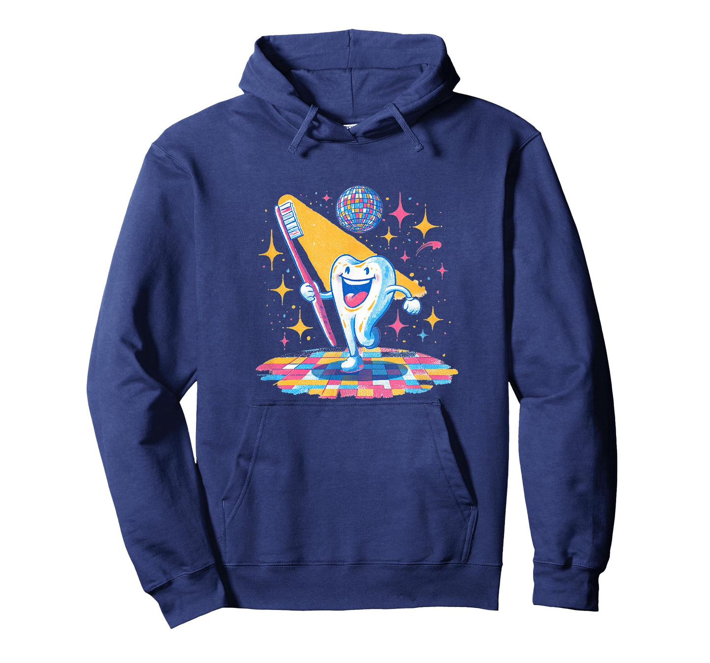 Amazing Tooth Party with Toothbrush and Cool Colors T-Shirt