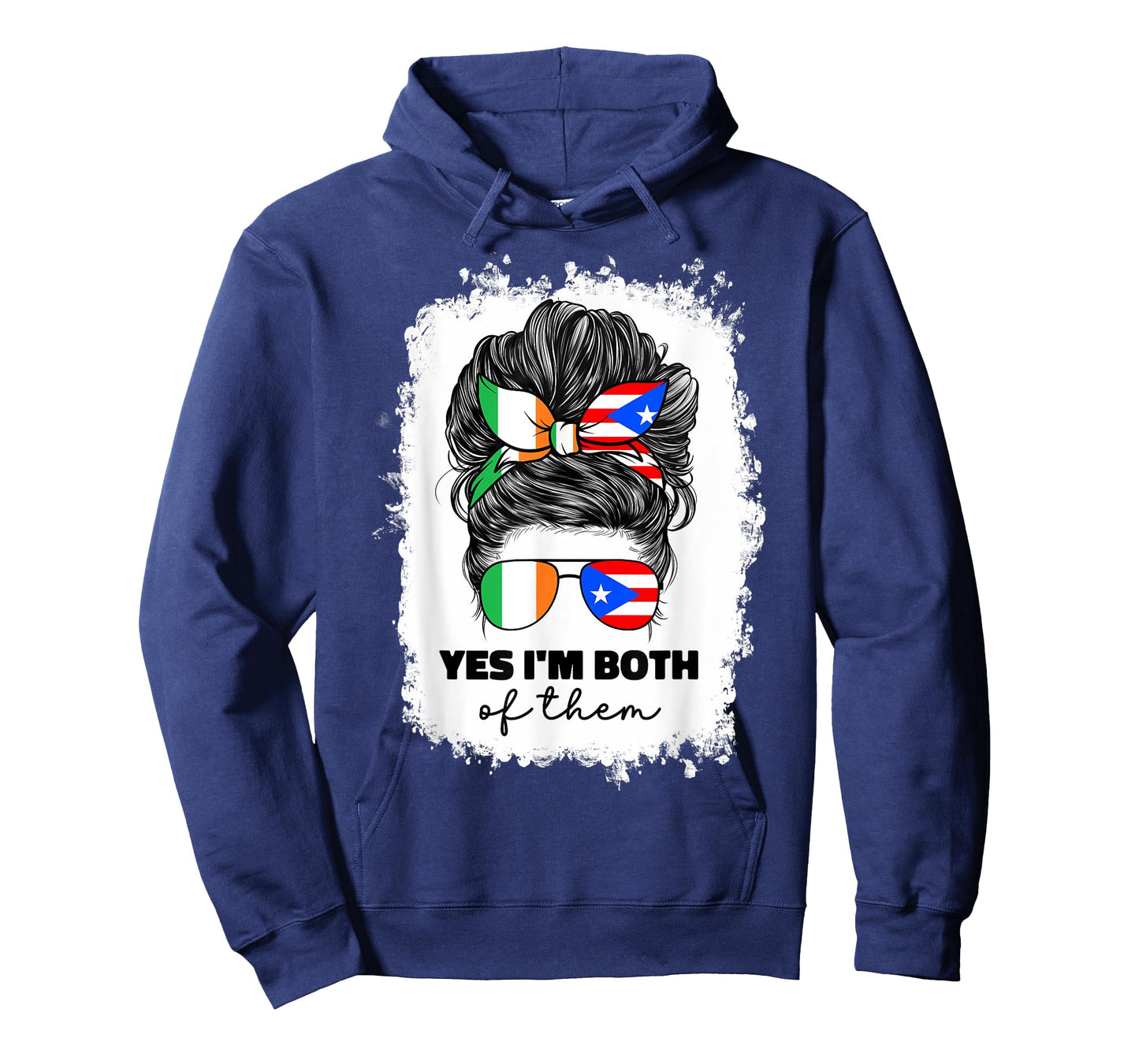 Half Irish And Puerto Rican Rico Ireland Flag Girl For Women T-Shirt