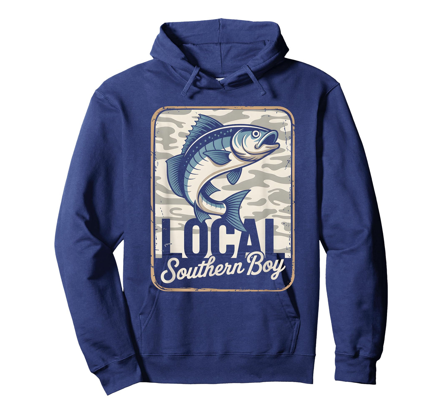 Local Southern Boy Fishing Camouflage Outdoors T-Shirt