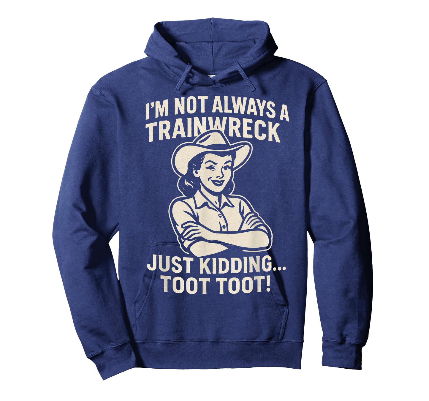 Train Station Women Sarcastic Im Not Always A Train Wreck T-Shirt