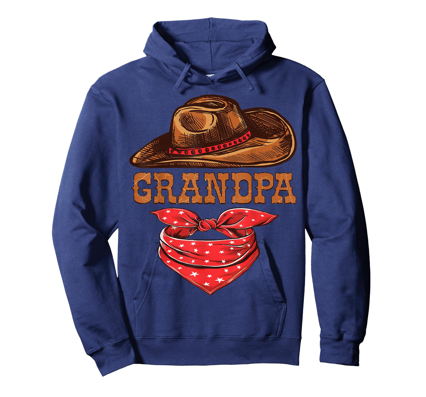 Grandpa Western Birthday Cowboy Cowgirl Family Matching T-Shirt
