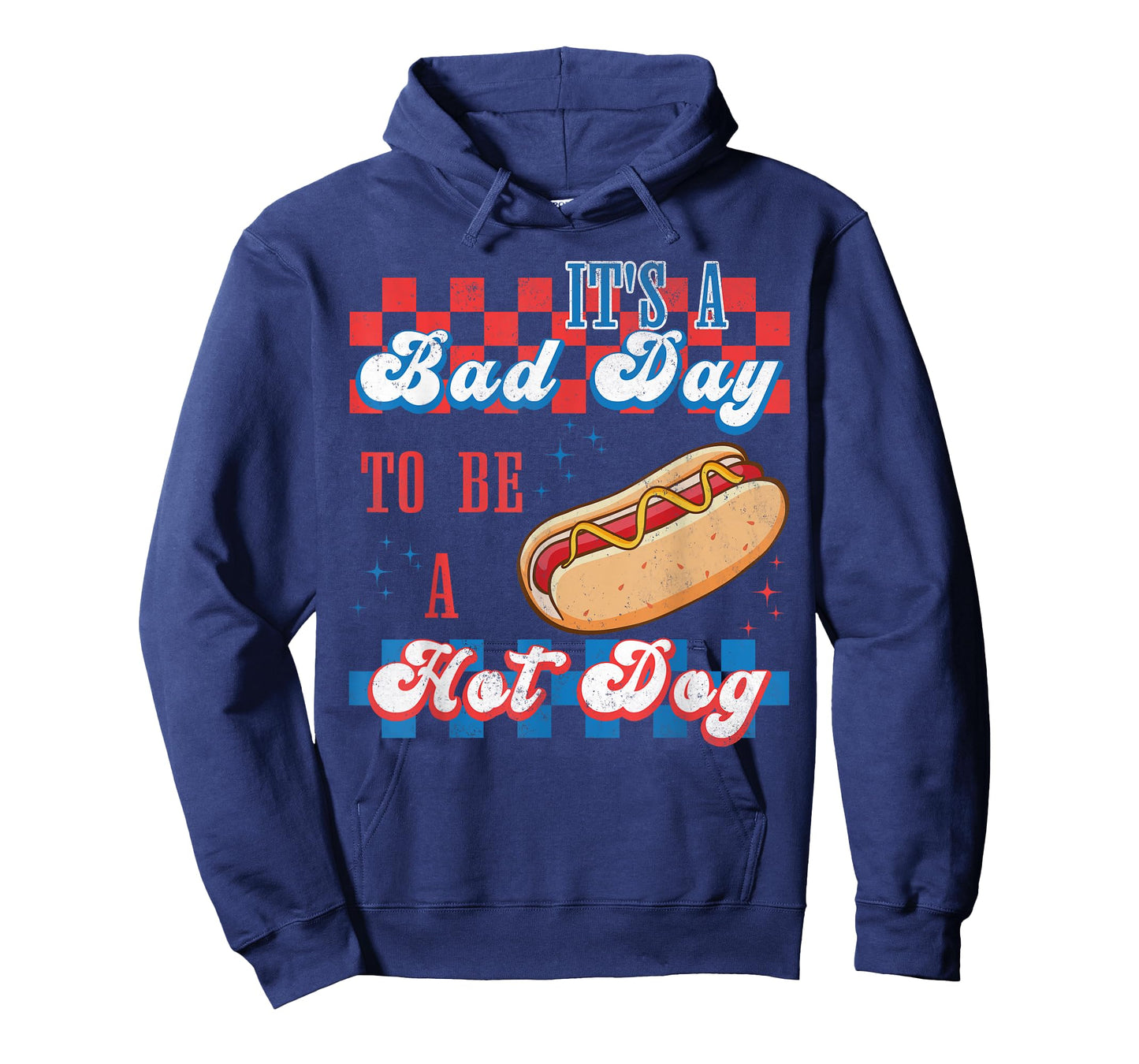 It's A Bad Day To Be A HotDog Retro Independence Day T-Shirt
