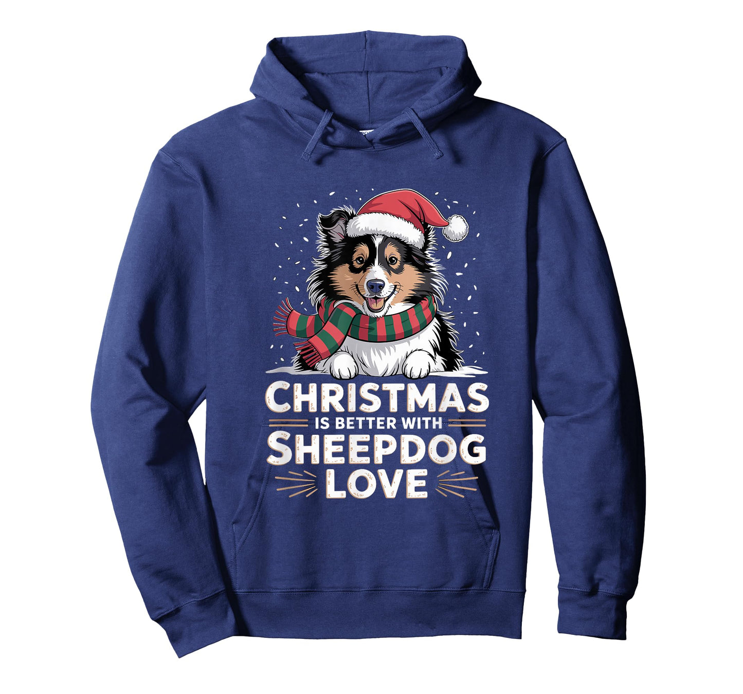Cute Xmas Christmas is Better with Shetland Sheepdog Love T-Shirt