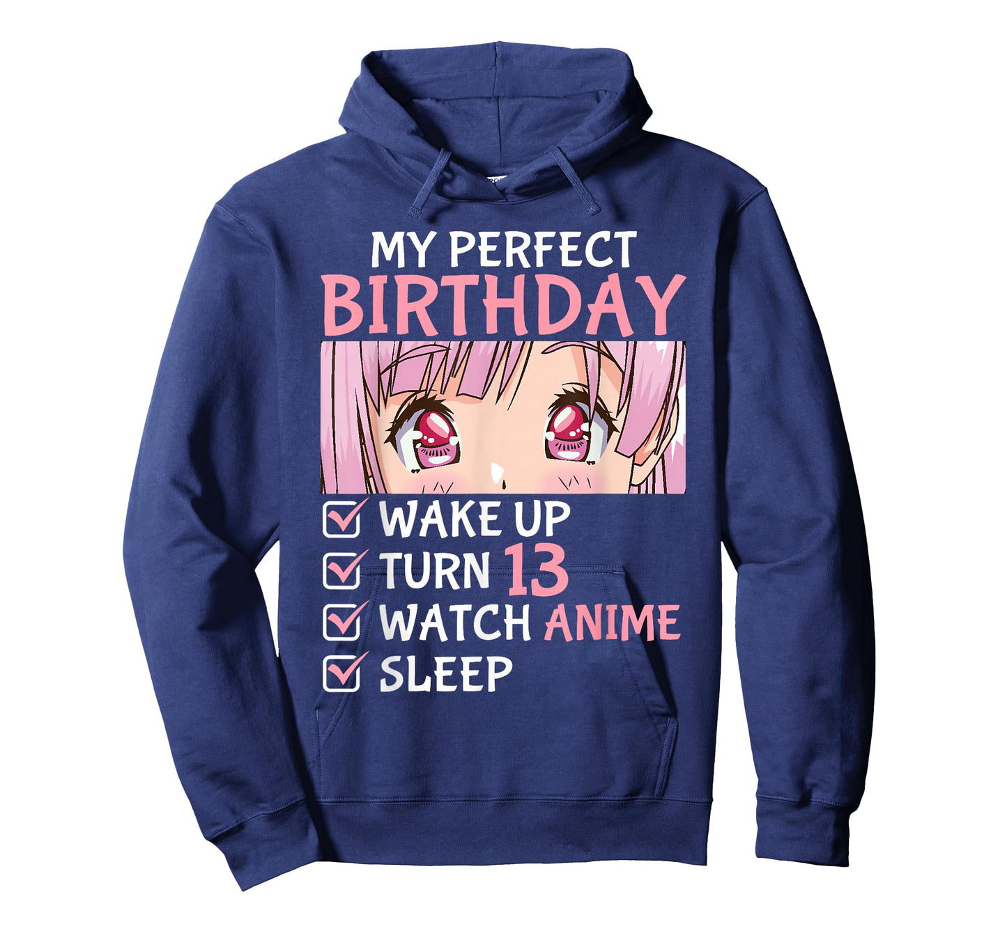 13th Birthday Watch Anime 13 Years Old Anime Teen Girls T-Shirt