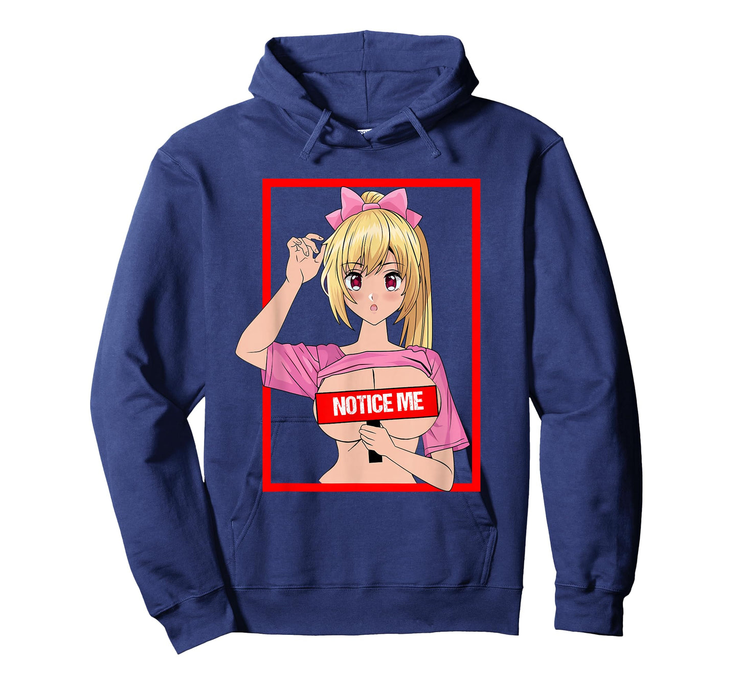 Sexy Big Breasts Cartoon Girl me Noticed Japan Anime T-Shirt