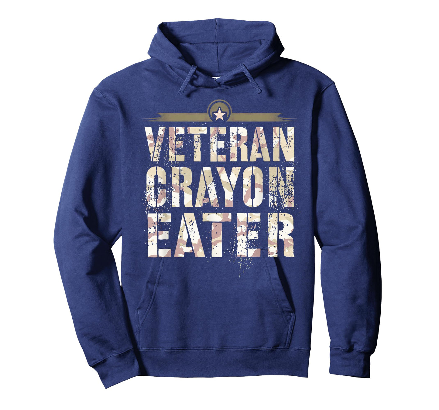 Sarcastic VETERAN CRAYON EATER I Eat Proud Grunt Military T-Shirt