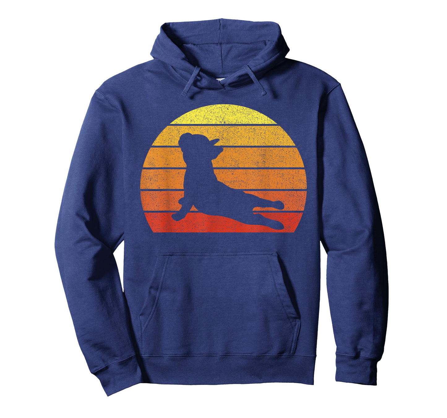 Retro Vintage French Bulldog Shirt Yoga Funny French Bulldog T-Shirt