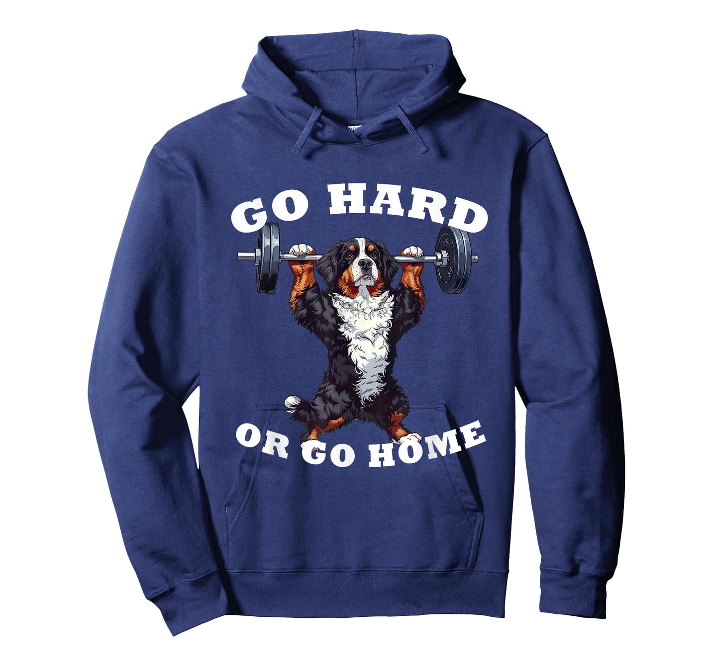 Pumping Weight Lifting Funny Bernese Mountain Dog T-Shirt