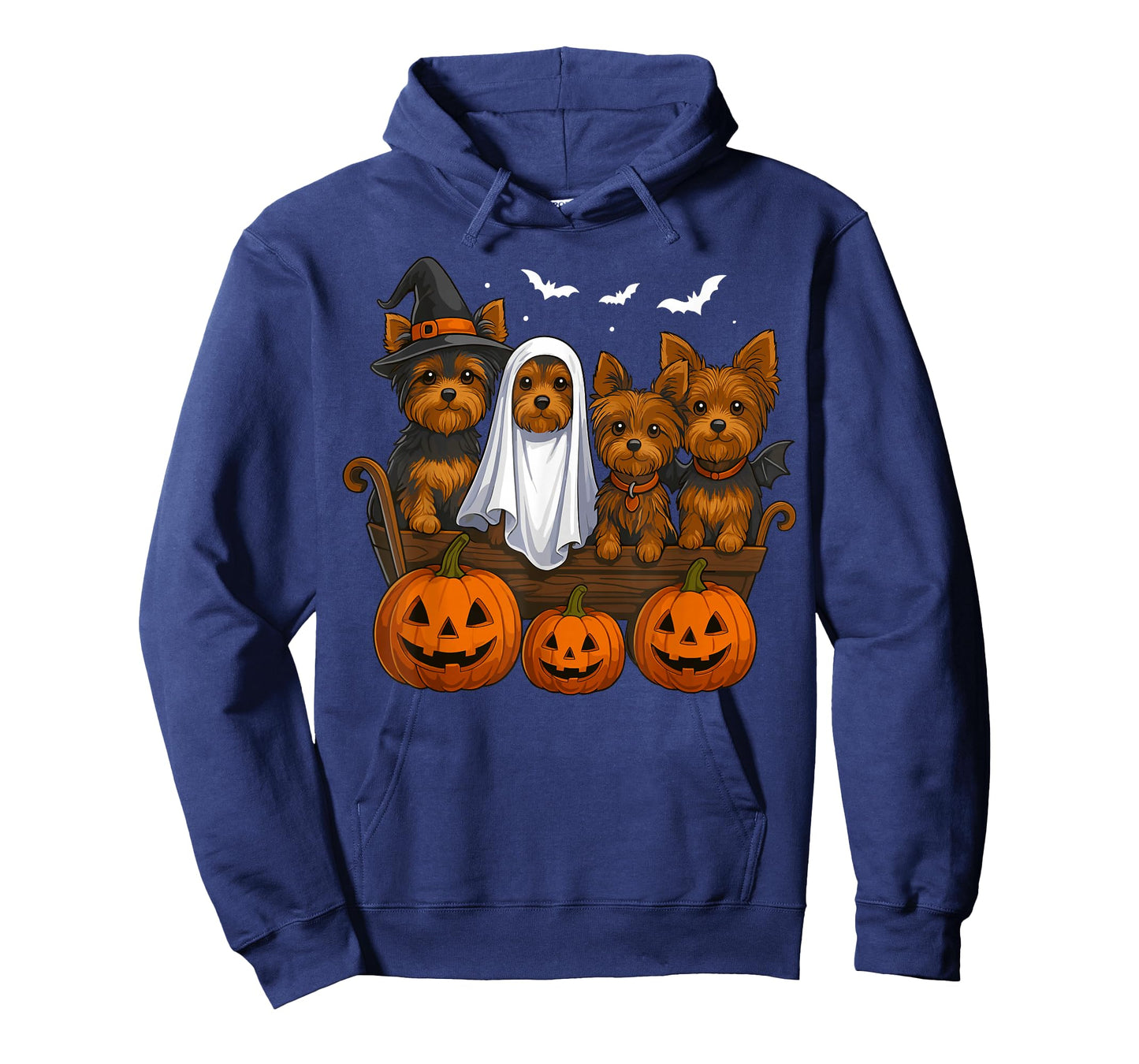 Yorkie Halloween Funny Yorkshire Terrier Dog Trick or Treat T-Shirt