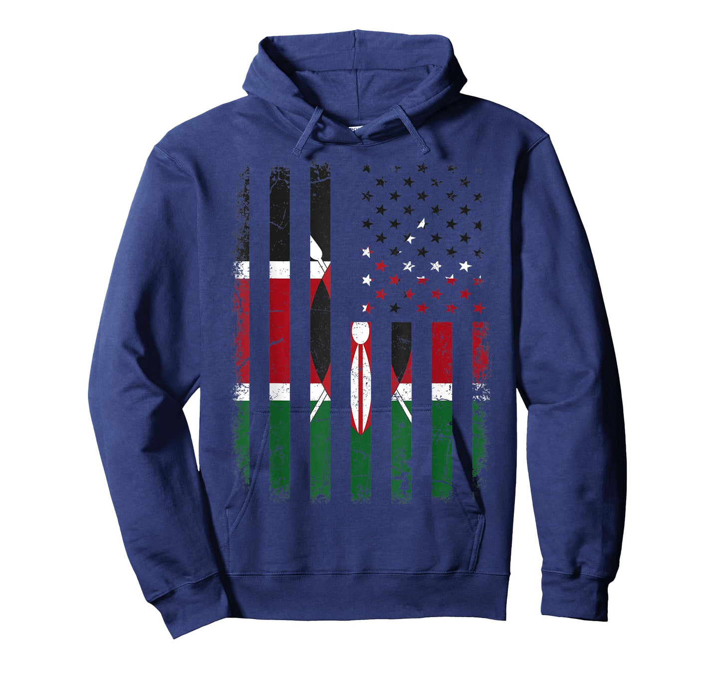 Kenyan American Flag Kenya America Pride Heritage T-Shirt for Women Kids Men