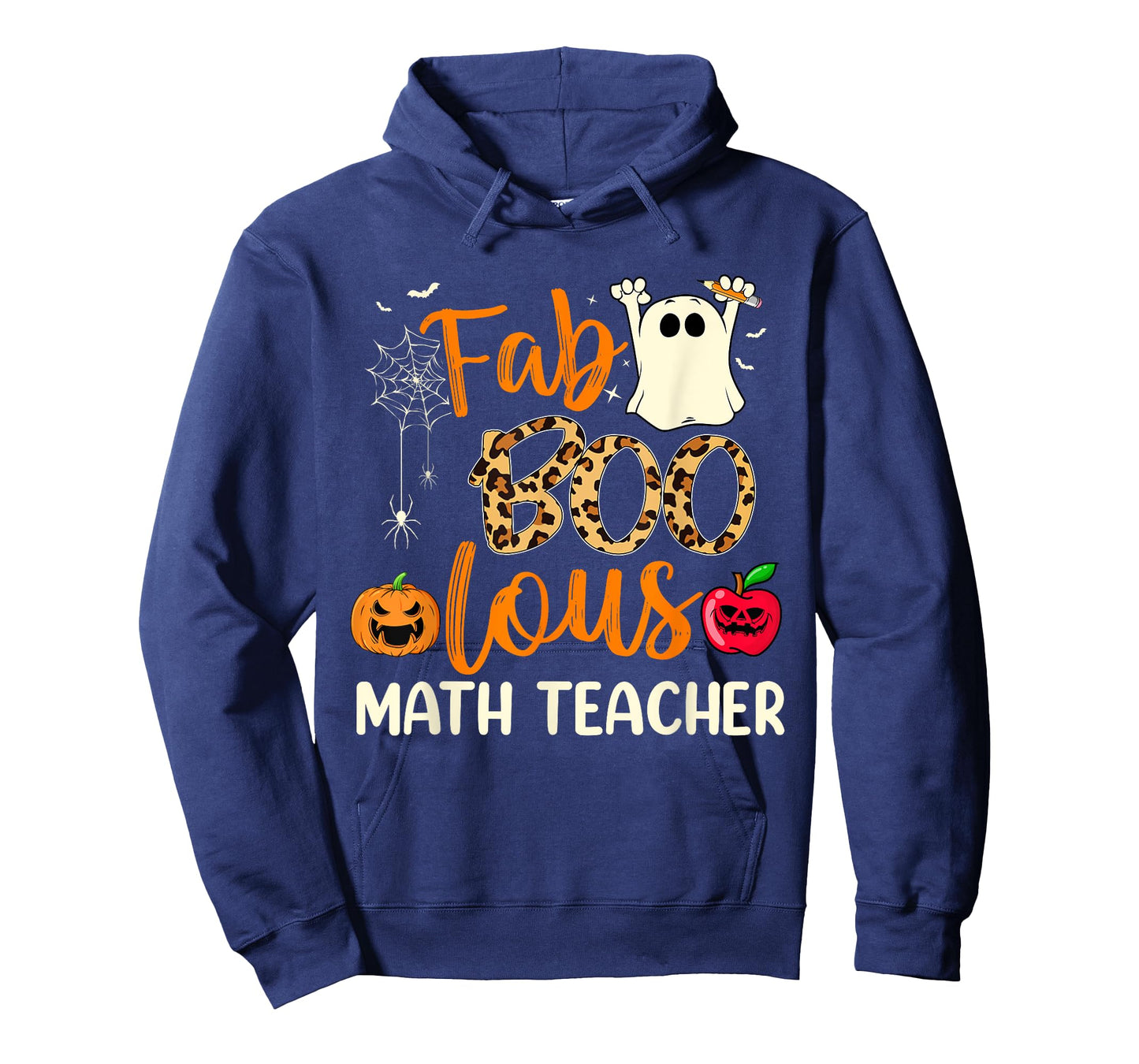 Fab Boo Lous Math Teacher Leopard Spooky Halloween Costume T-Shirt
