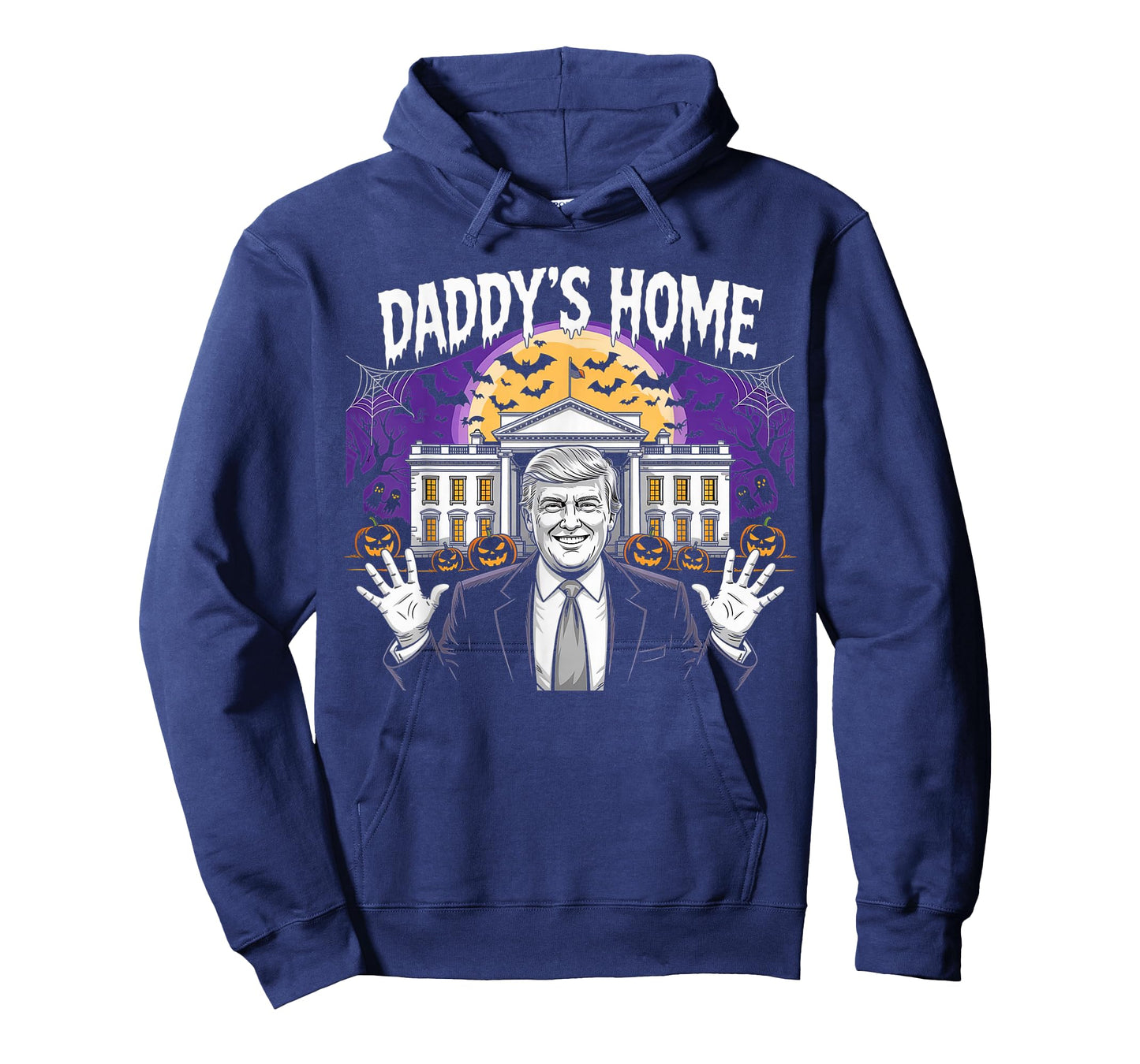 Funny Halloween 2025 Patriot Daddy's Home White House USA T-Shirt