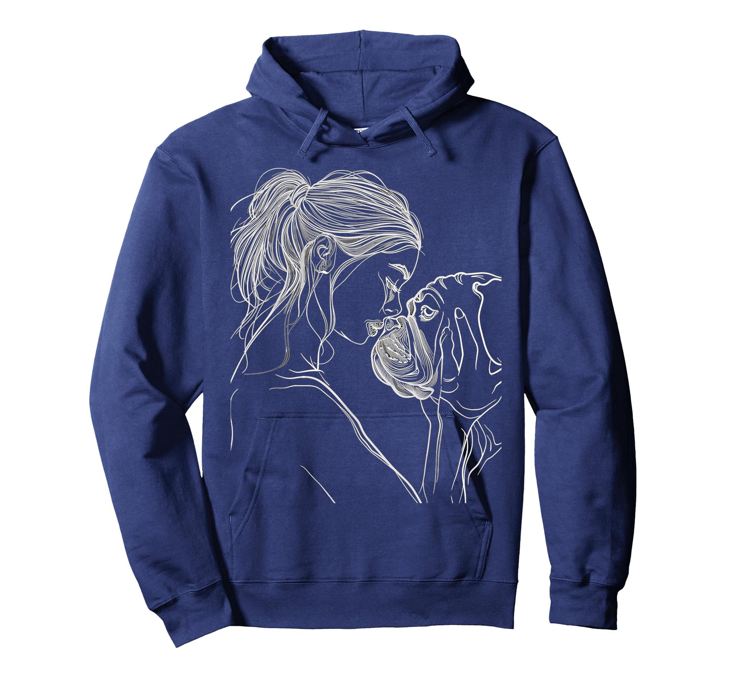 English Bulldog Mom Dog Art Mother's Day T-Shirt