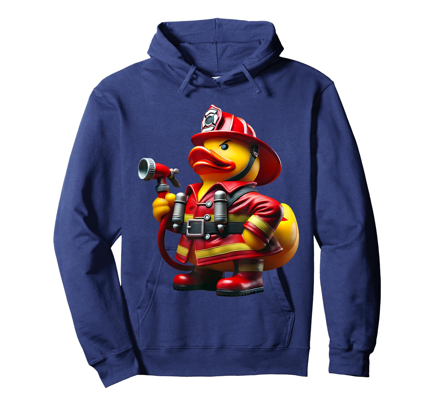 Firefighter Rubber Fireman Duck Ducky Duckie T-Shirt