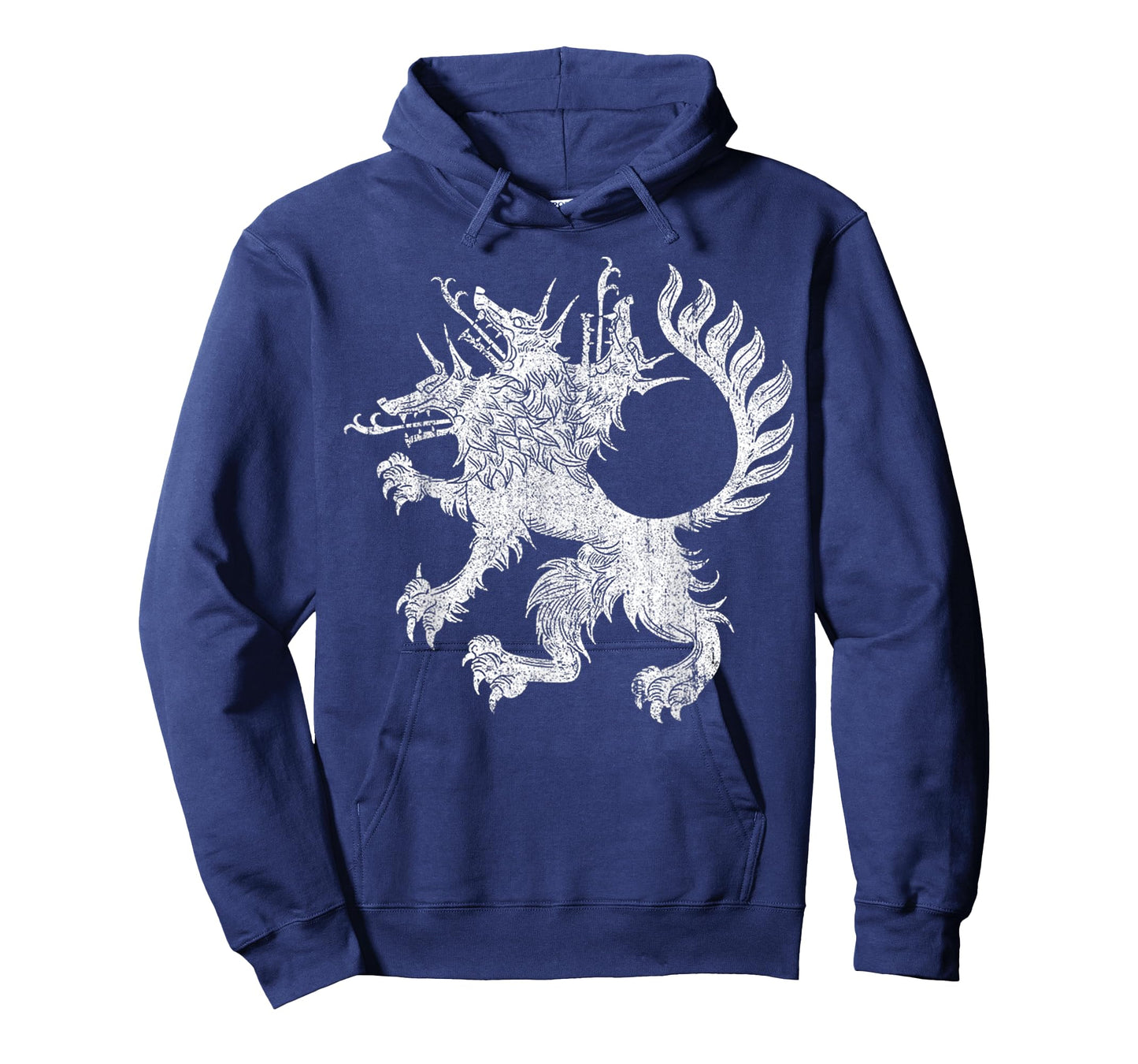Vintage Cerberus Three Headed Dog T-Shirt - Unisex-Adults, Black, Small, Short Sleeve, T-Shirt, Vintage Graphic Tee