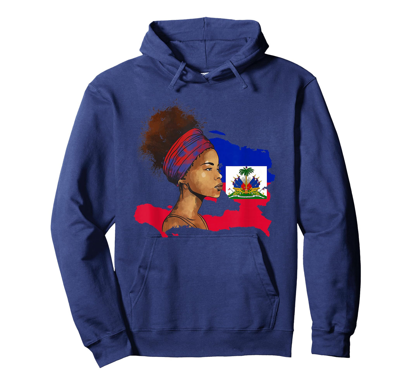 Haiti Country Map Woman Ayiti Girl Haitian Flag Day T-Shirt