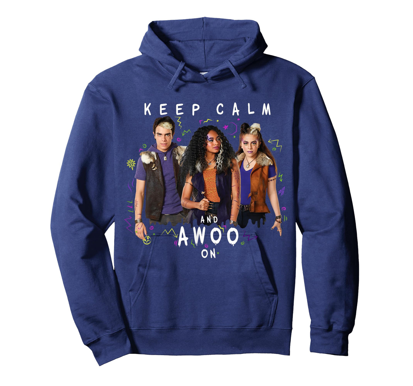 Disney Channel Zombies 2 Keep Calm and Awoo On T-Shirt