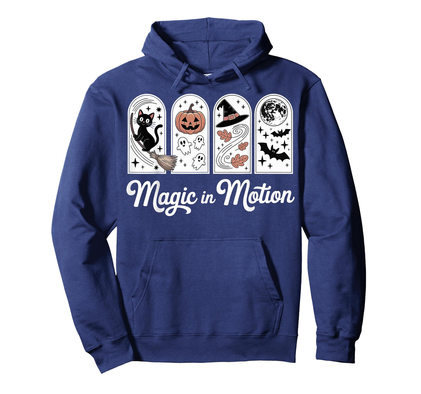 Cute Halloween Magic in Motion Womens Girls T-Shirt