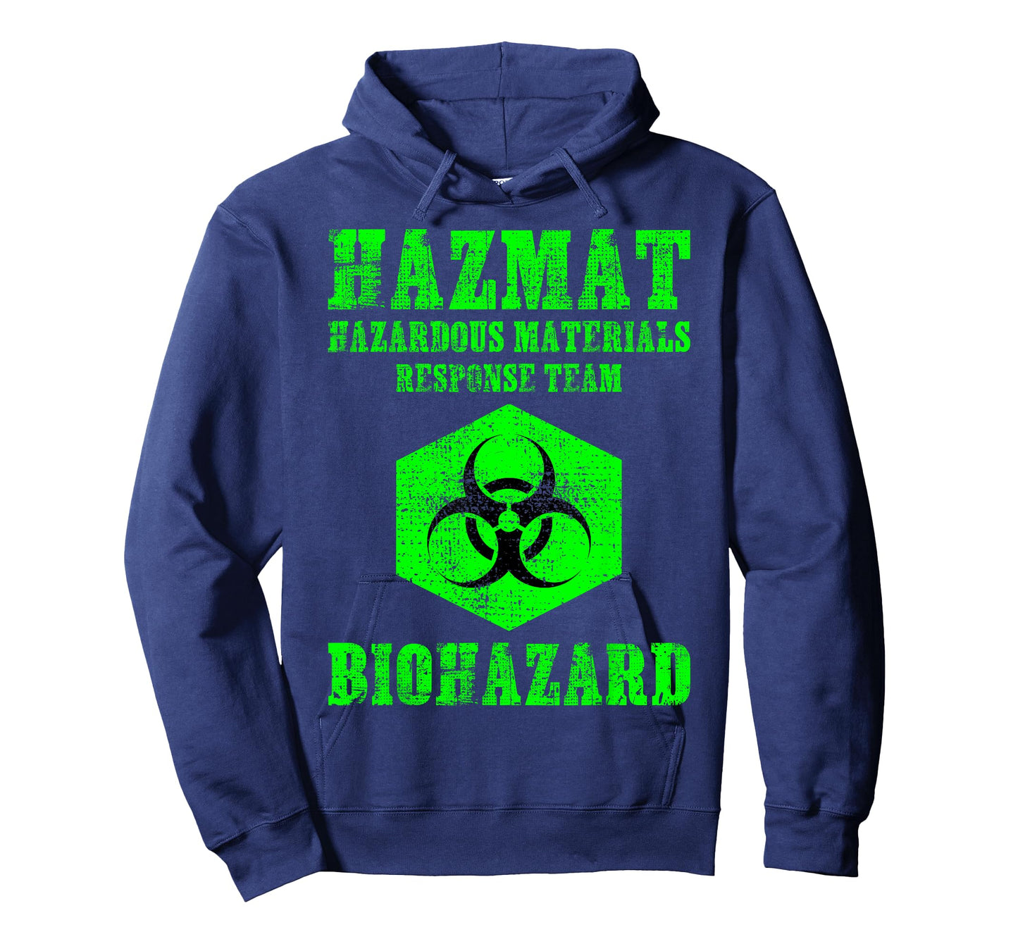 Hazardous Material Hazmat Response Team Grunge Biohazard T-Shirt