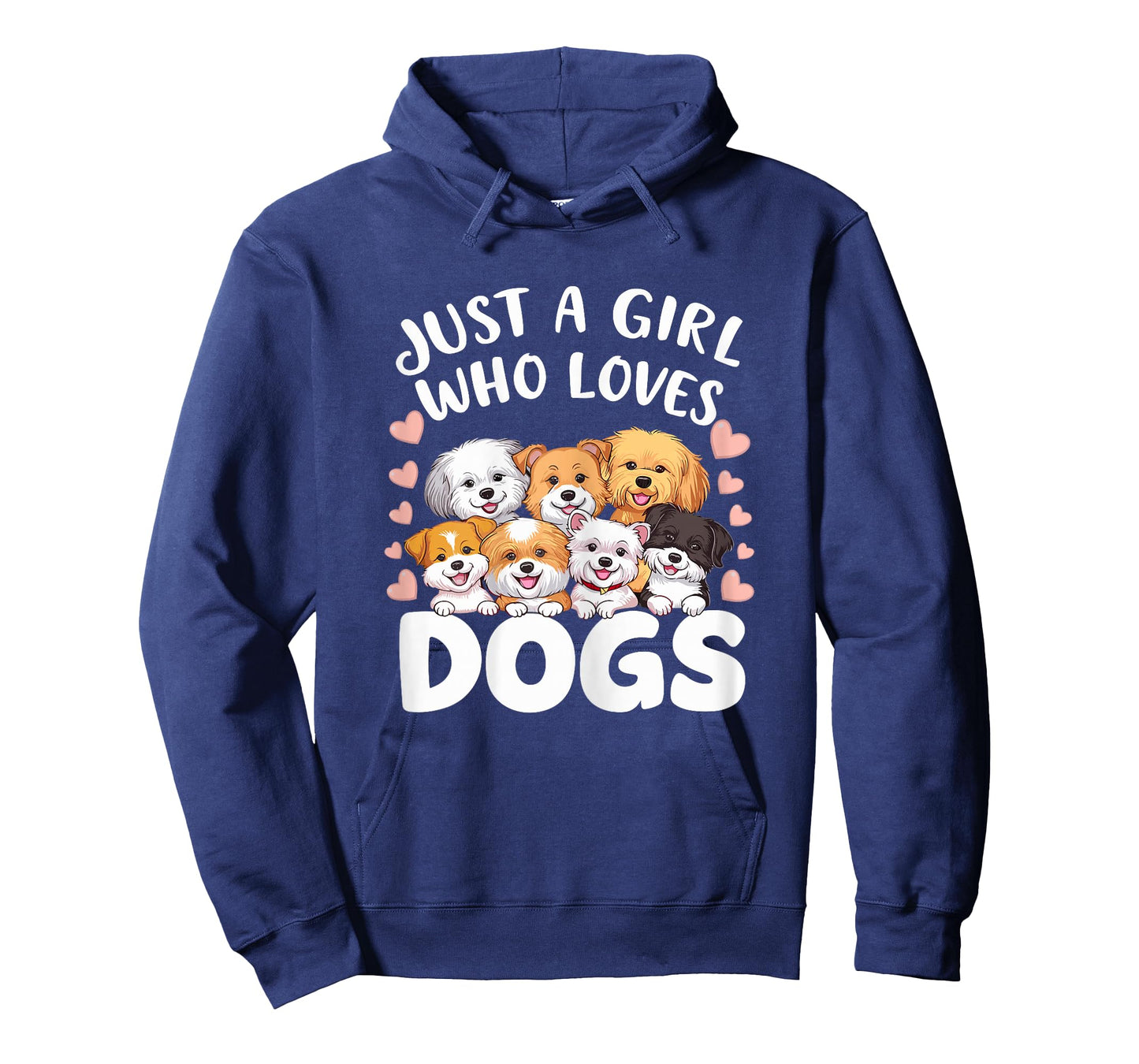 Dog Lover Just a Girl who Loves Dogs Dog Girl T-Shirt
