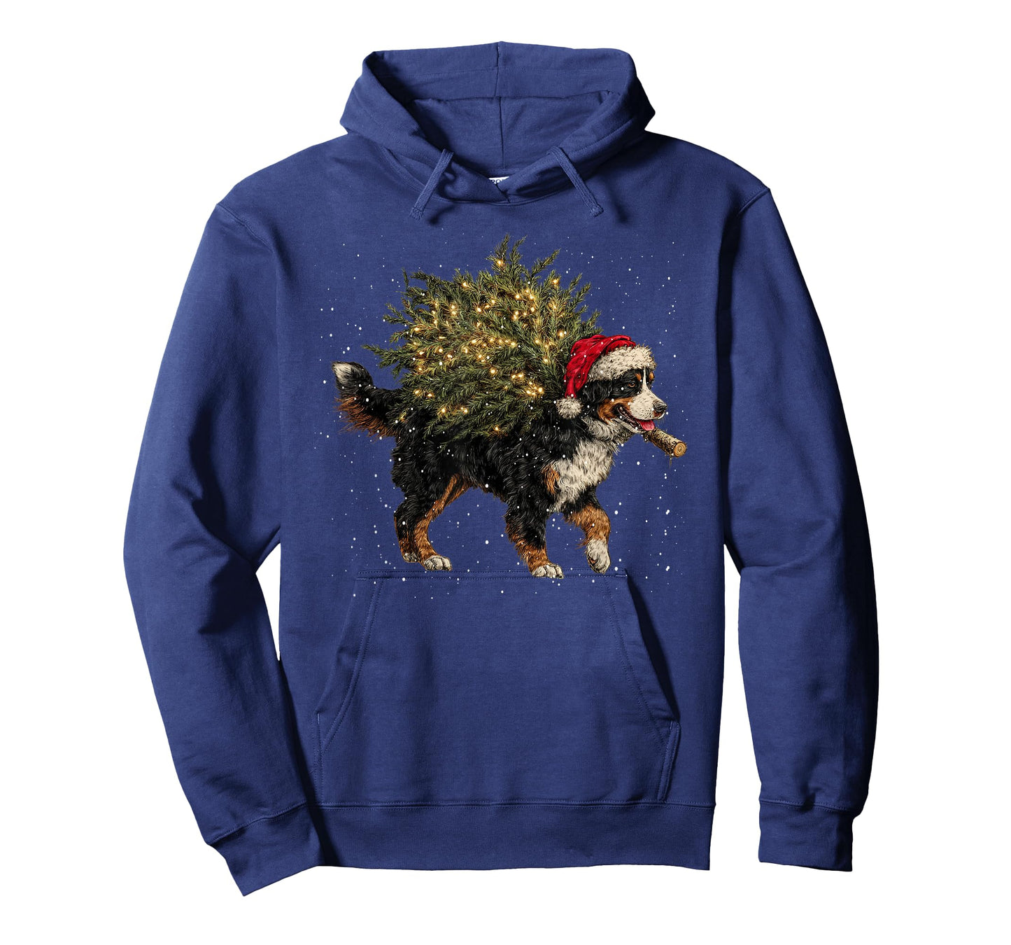 Cute Bernese Mountain Dog in a Christmas Tree for Men Women T-Shirt