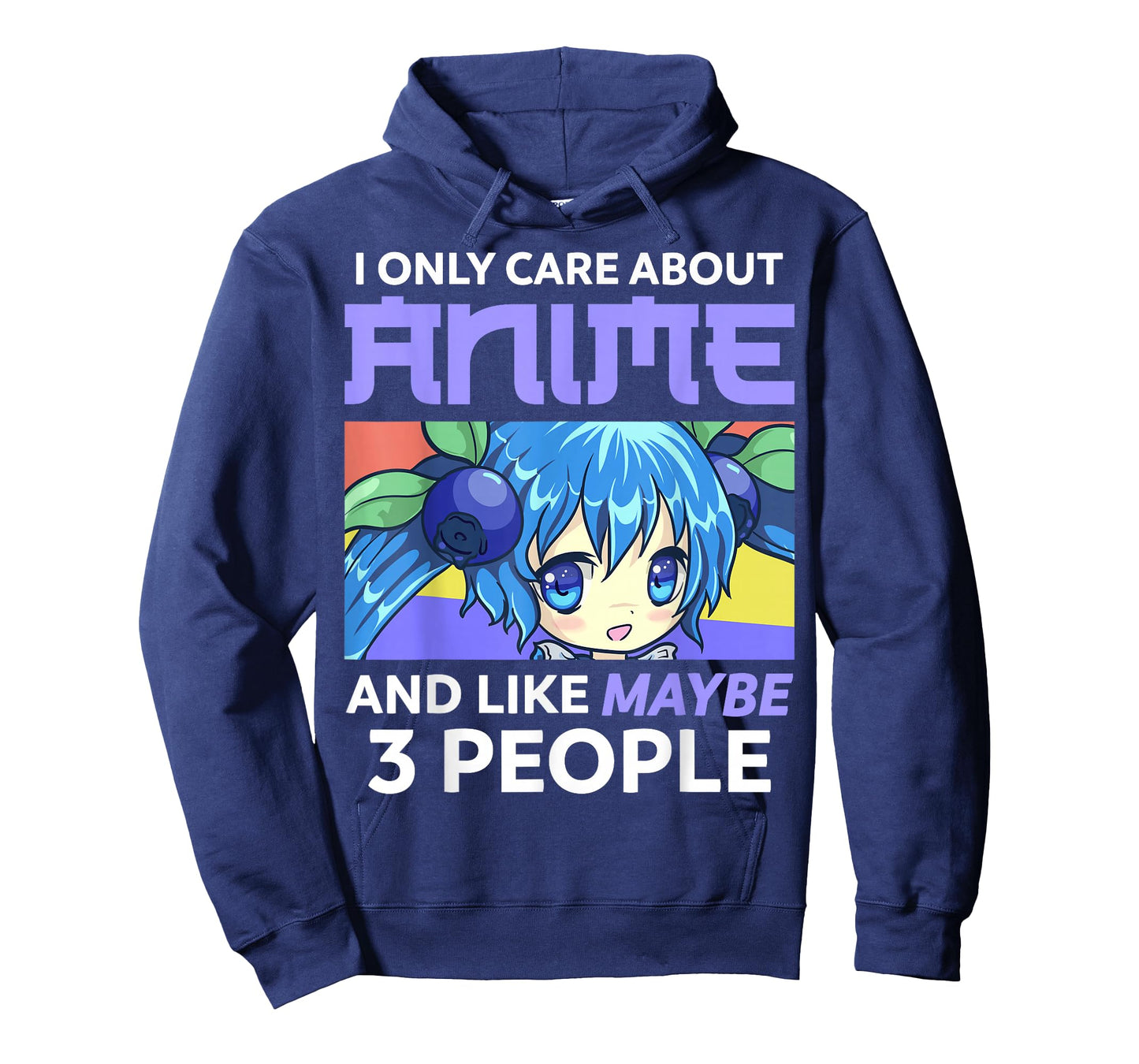I Only Care About Anime and Like Maybe 3 People Chibi Anime T-Shirt