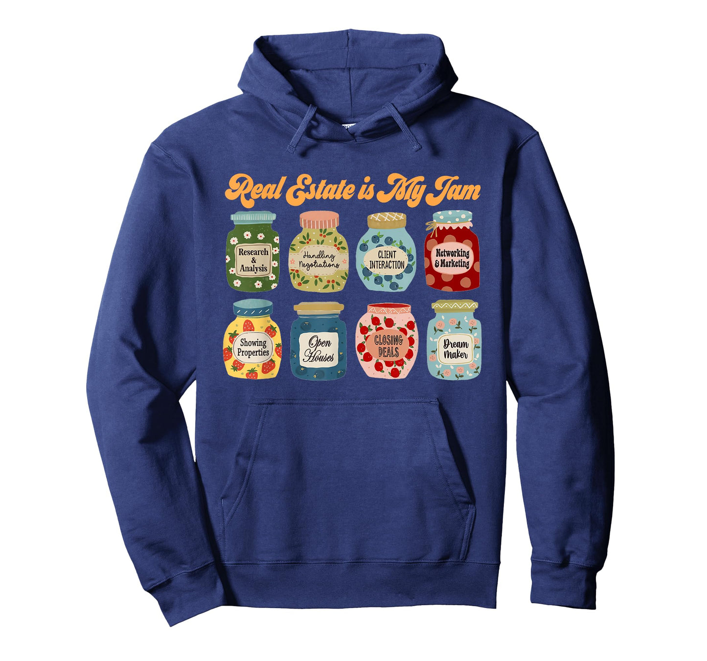 Retro Real Estate is My Jam Real Estate Agent Estate Agent T-Shirt