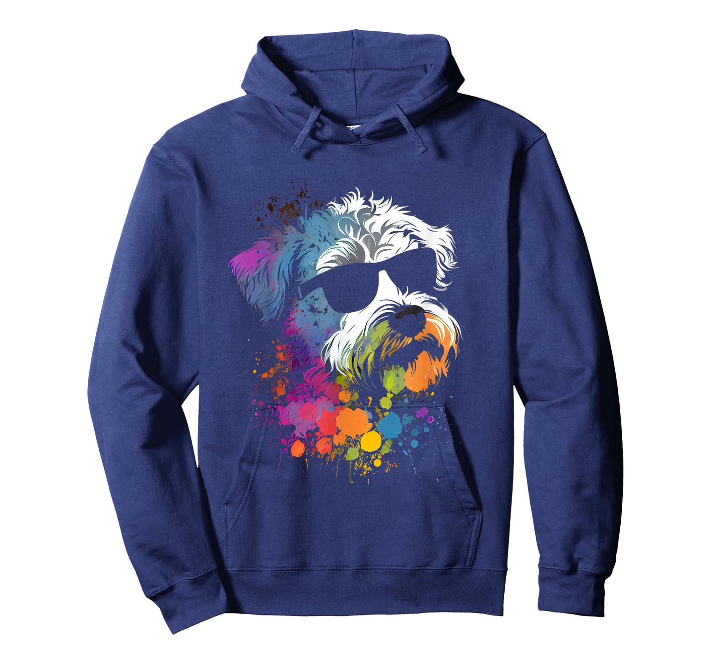 Schnoodle walking dog fans schnauzer dog T-Shirt