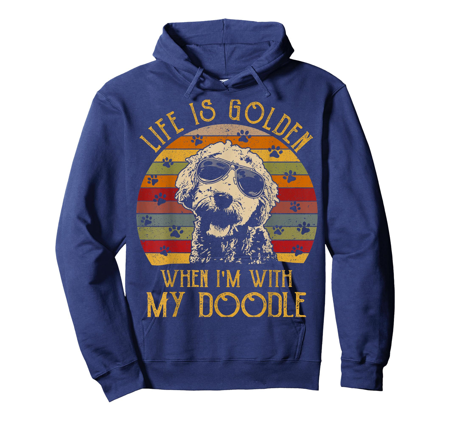 Vintage Life is Golden When Im With My Doodle T-shirt T-Shirt