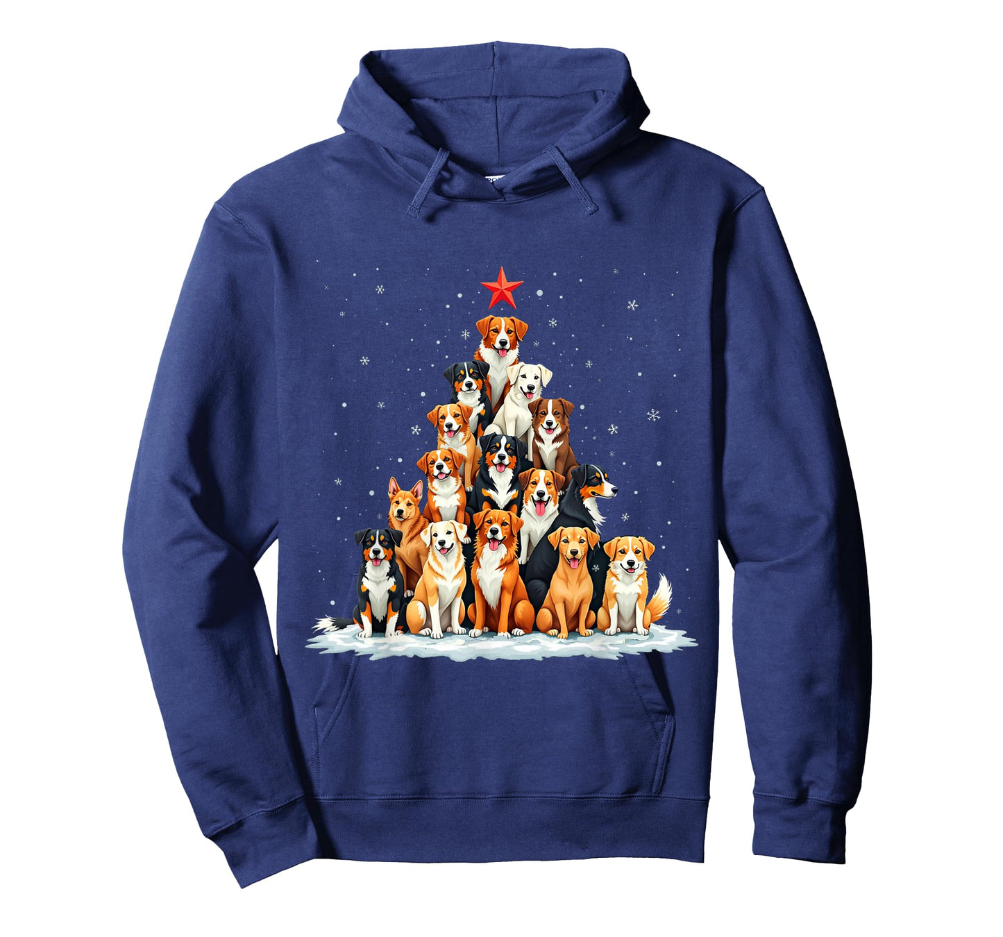 Dog Christmas Tree Dog Xmas Tree Women Men Boys Girls Kids T-Shirt
