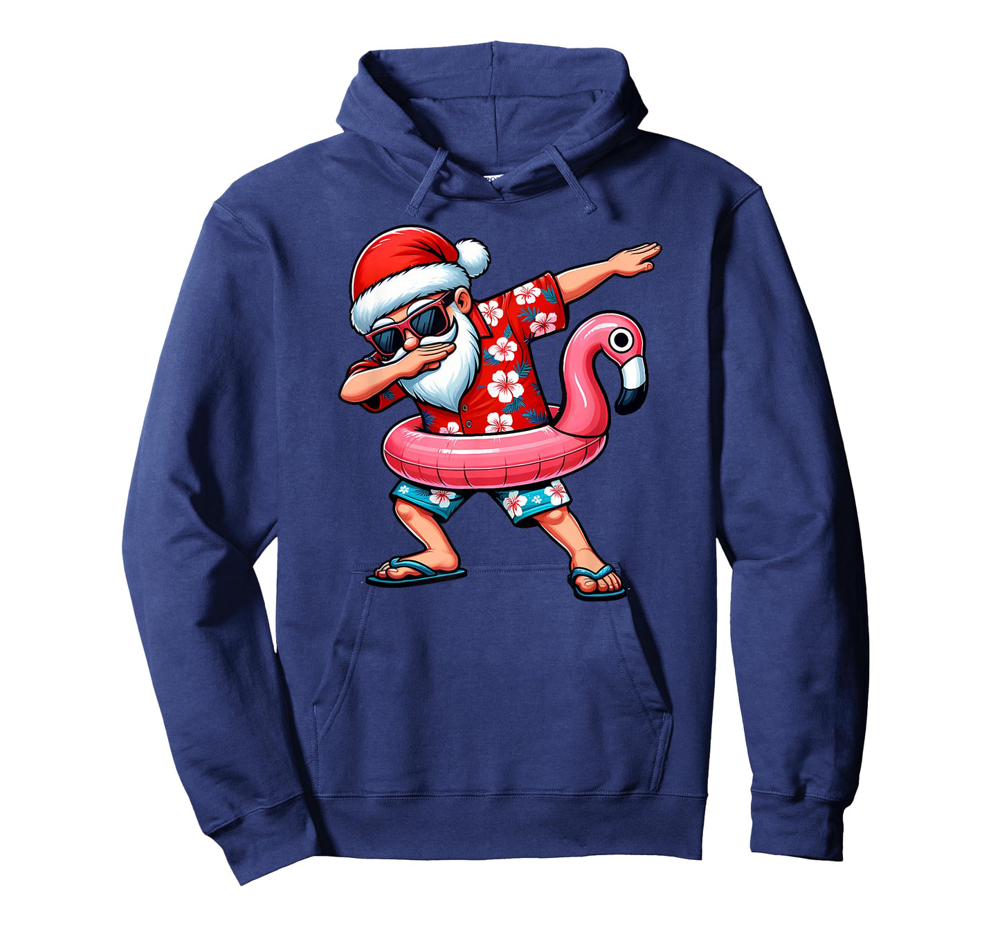 Dabbing Santa Christmas in July Hawaiian Xmas Dab Boys Men T-Shirt